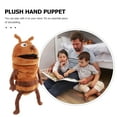 thumbnail image 4 of WORGEOUS Marioneta de mano para contar historias, marioneta de mano de hormiga de peluche, marioneta de mano de insecto de dibujos animados, 4 of 7
