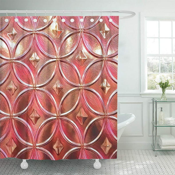 Quartz Shower Curtain 60x72 Inch, Colorful Funky Shower Curtain