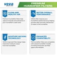 thumbnail image 3 of Veva Premium Humidifier Filters, Compatible with Honeywell Filter A, Appliance Air Filters, 6 Pack, 3 of 7
