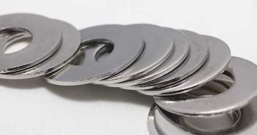FOREVERBOLT FBFLWASH14SODP100 1/4" x 5/8" OD NL-19(R) Finish 18-8 Stainless Steel Flat Washers, 100 pk.
