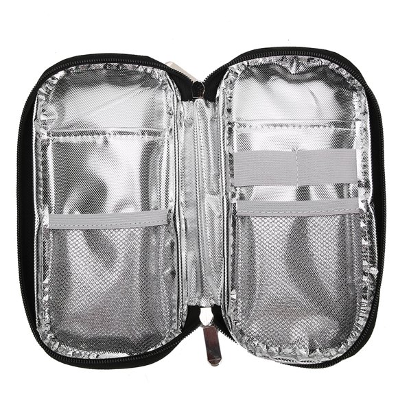 Portable Insulin Cooler Travel Case ,Insulin Cold Storage Bag Medicines Refrigerated Cool Bag for for Diabetes and Other Supplies
