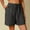 Z Dark Grey, variant on Pxiakgy pants for women Women's Summer Solid Color High Waist Slim Shorts Sports Pants Casual Shorts Black   L
