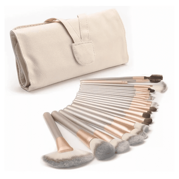 Brochas para Maquillaje Profesional 24pz Bleige Malubero kit de Brochas