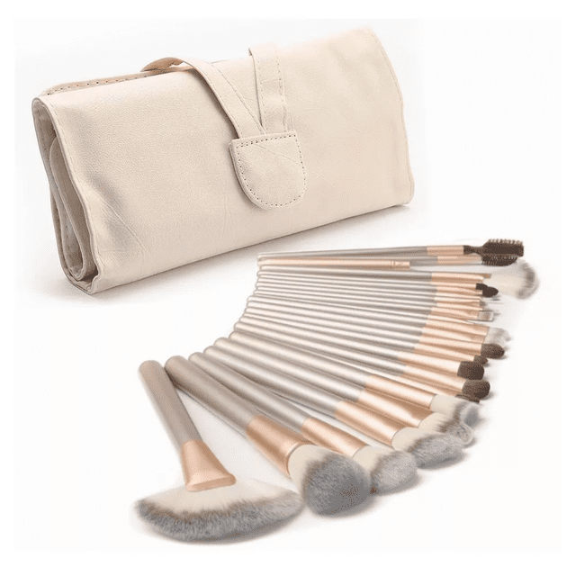 Brochas para Maquillaje Profesional 24pz Bleige Malubero kit de Brochas