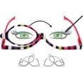 thumbnail image 4 of 2 Pack Magnifying Makeup Glasses Eye Make Up Spectacles Flip Down Lens Folding Cosmetic Womens Reading Glasses +2.50, 4 of 5
