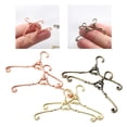 thumbnail image 4 of 6Pcs 1:cale Dollhouse Hangers, Kids Pretend Play Toy Retro Dollhouse Accessories Dollhouse Playset For Micro Landscape Drama Decoration Hugo Tendedero para casa de muñecas, 4 of 10