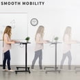 thumbnail image 6 of VIVO Adjustable Presentation Cart Tension Spring Sit-Stand Mobile Workstation, 6 of 8