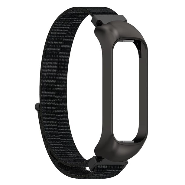Correa pulsera ajustable con banda nailon para Galaxy Fit2 SM-R220 (negro)