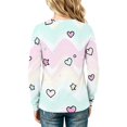 thumbnail image 5 of Abcomgle Girls Long Sleeve Tops 10-12 Crewneck Winter Tee for Girls Casual Basic Top for Girls Cotton Love Heart Girls Sweatshirts, 5 of 5