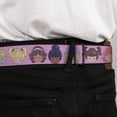 thumbnail image 4 of Polly Pocket Belt, Seatbelt Buckle Belt, Polly Pocket Ten Doll Face Expressions Pink, 30 to 44 Inches, 4 of 9
