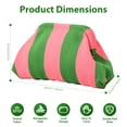 thumbnail image 2 of Mahjong Tile Bag Clutch Purse for Women Striped Dumpling Bag Summer Beach Evening Handbag for Mahjong Tile Vacation Supplies, 2 of 11