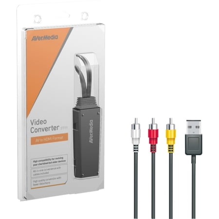 AVerMedia ET111AJ Composite/HDMI Video Converter, Black