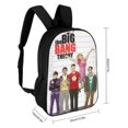 thumbnail image 2 of The Big Bang Theory Backpack, 17 Inch Laptop Backpack, Water-Resistant BookBag, Adjustable Shoulder Straps, Durable 600D Polyester, 2 of 9
