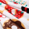 thumbnail image 4 of Hitime Christmas Throw Blanket - Christmas Donut, Ultra-Soft Plush Blanket, Lightweight Warm Decor for Bed, Couch, Movie Nights (Throw - 50"x60"), 4 of 7