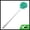Green, variant on Unique Bargains Double Side Long Handle Bath Brush for Shower 15.75" 1Pc Pink
