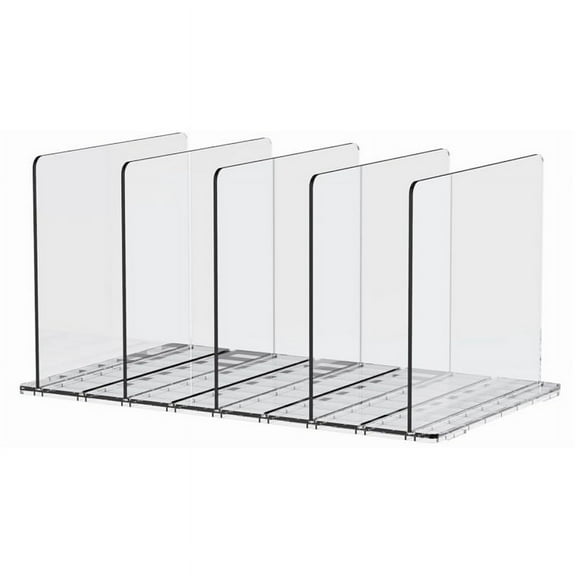 Purse Organizer for Closet, Shelf Dividers Closet Organization Adjustable Plastic Handbag Organizers Closets