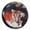 Angry Tiger In The Clouds And Mists 01, variant on KAKALAD Boss French Bulldog Boxing Dog Big Red Gloves 01 Spare Tire Cover Universal Vehicle Accessories Buckle Car Tools 14”in