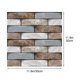 thumbnail image 3 of Simulation Wall Stickers Self-stick Kitchen Bathroom Decor, 3 of 5