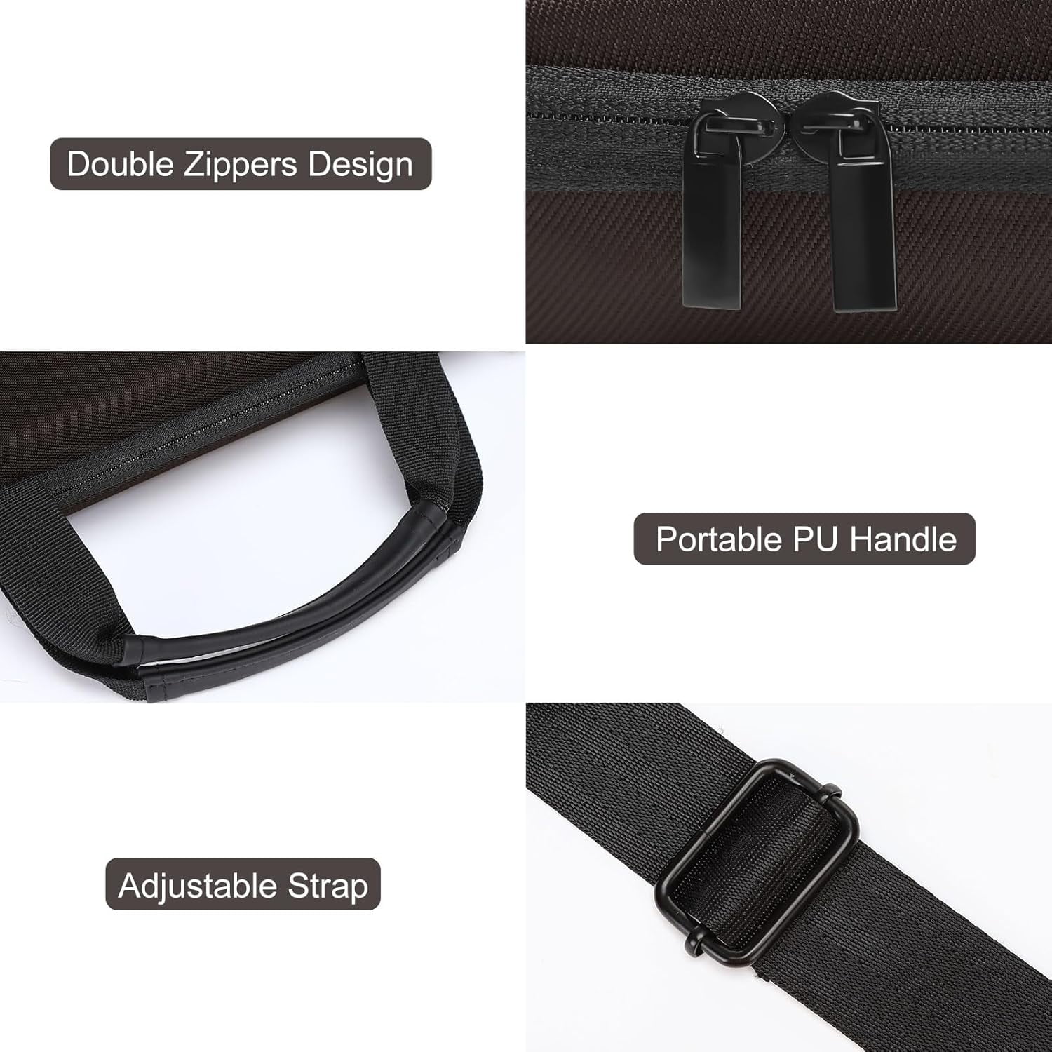 MOSISO Hard Shell Laptop Case for Men Women,15-15.6 inch Computer Bag Compatible with MacBook, HP, Dell, Lenovo, Asus, Notebook,13.3 inch Laptop Bag with Front Pocket & Shoulder Strap