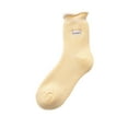 thumbnail image 1 of JeashCHAT Unisex Fashion Solid Warm Thickening Middle Tube Socks Snow Socks Stockings, 1 of 4