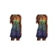 thumbnail image 2 of Minnieouse Vestido casual estampado casual sin mangas estético vestido de viaje playa vacaciones club baile mujer ropa de verano Type34 NO34, 2 of 6