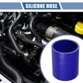 thumbnail image 2 of Unique Bargains 1 Pcs 76mm 2.99" ID 100mm 3.94" Length 0° Blue Car Silicone Hose, 2 of 7