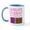 White/Blue Inside, variant on CafePress - Graduate Student Mug - 11 oz Ceramic Mug - Novelty Coffee Tea Cup