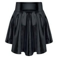 thumbnail image 2 of MSemis Girls Kids Shinny Metallic Ruffle Irregular Hem Ballet Dance Tutu Skirt, 2 of 5