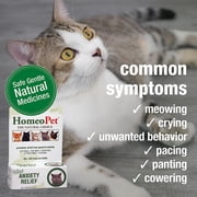 HomeoPet Feline ANXIETY RELIEF Calming Support Drops for Cats, 15 mL