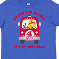 thumbnail image 4 of Inktastic Fire Truck 4th Birthday Boy Boys Toddler T-Shirt, 4 of 5