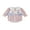 Pink, variant on BemeyourBBs Girl Thanksgiving Romper Doll Collar Turkey Embroidery Plaid Jumpsuit
