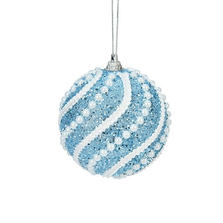 

Veki Christmas Tree Decoration Christmas Ball Color Ball Dipped In Powder Ball Christmas Ornaments Pendant Ball Christmas Decorations Strong And Stretchy String .4