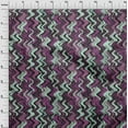 thumbnail image 4 of oneOone Cotton Cambric Aquamarine Fabric Geometric Quilting Supplies Print Sewing Fabric By The Yard 56 Inch Wide-7N, 4 of 6