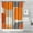 Orange and Grey-1, variant on Colorful and Grey Abstract Art Artwork Shower Curtain 36x72in ,Bathroom Decorative Shower Curtains Set with 12 Hooks,Modern Waterproof Washable Shower Curtain