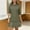 Army Green, variant on Antqov Sweater Dress for Women, Solid Color Patchwork Crewneck Pullover Long Sleeve Knit Sweater Dresses, Fall Winter Stylish Loose Comfortable Casual Dress
