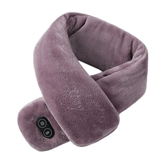 Heated and Massaging Scarf with Multiple Temperature Settings 5V Low Voltage USB-Powered for Winter Warmth and Fashion