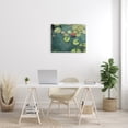 thumbnail image 2 of Stupell Industries Pond Lily Lotus Blossom Floating Peaceful Botanicals Painting Gallery Wrapped Canvas Print Wall Art, Design by David Stribbling, 2 of 7