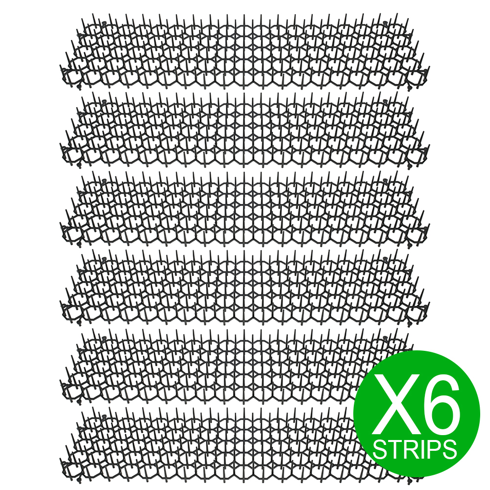 Outdoor Prickle Strips Set of 6 Dog Digging Deterrents & Cat