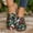 Black, variant on Women Shoes Women's Floral Print Closed Toe Wedge Platform Mule Slides Spring Summer Slip On Backless Sandals for Women Wide Width Large Sizes Soft Faux Leather Non Slip Cushioned Insole Comfort