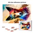thumbnail image 6 of Naloa Colorful Art Dog Custom Puzzles Personalized Puzzle 1000 Pieces from Photo Custom Jigsaw Puzzle for Wedding, Graduation, (29.5×19.7in, Vertical), 6 of 9