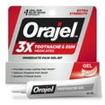 thumbnail image 3 of (2 pack) Orajel 3X Medicated Toothache & Gum Pain Gel, Oral Pain Reliever, Extra Strength, 0.42 oz, 3 of 15