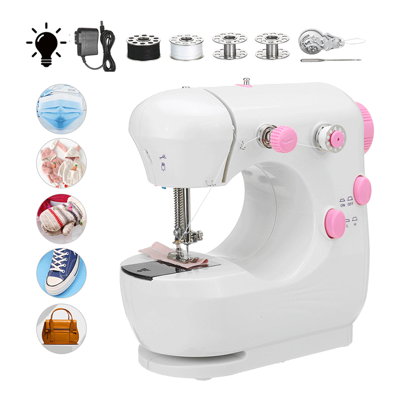 Desktop Mini Sewing Machine with Sewing Kit Portable Mini Sewing