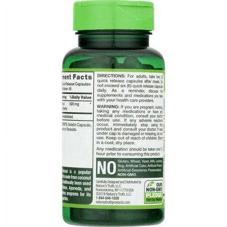 Nature's Truth Activated Charcoal 260mg 90 Each - (Pack of 3)