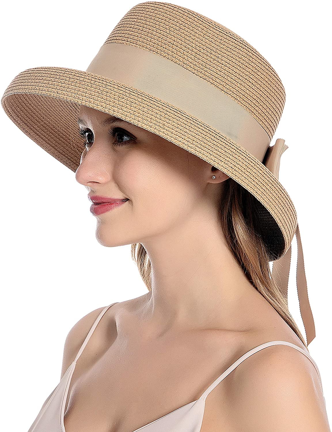 Muryobao Adult Female Womens Sun Straw 