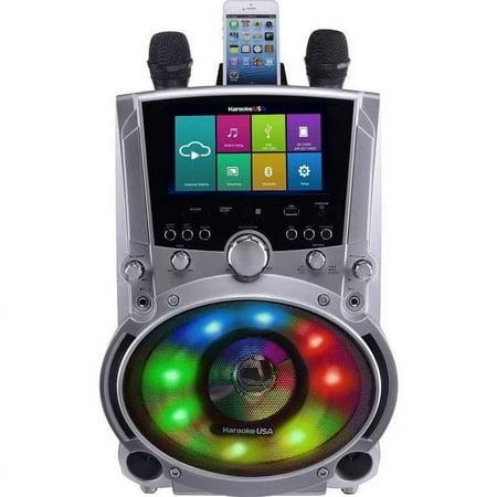 UPC: 0879408001748 | Karaoke USA WK760 All-In-One Wi-Fi Multimedia Karaoke System With 7  LCD Touch Screen  Recording and Bluetooth Speaker