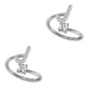 thumbnail image 2 of sweethay Anillo abierto con letras mayúsculas, anillos de compromiso ajustables para interiores y exteriores, fiesta en casa, compras, j 2piezas, 2 of 6