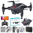 thumbnail image 1 of Dron con cámara para adultos en liquidación Mini dron WiFi FPV con cámara doble HD 1080p Modo de retención de altitud Dron RC plegable Quadcopter Vuelo circular Ruta de vuelo Retención de, 1 of 6