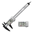 thumbnail image 1 of Calibrador Vernier, micrómetro LCD electrónico Digital, regla con pilas, ancho de profundidad, calibre de plástico, herramienta de carpintería reiniciable tipo 1 tholdsy TO000925-01, 1 of 7