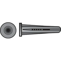 Hillman .190 in. D X 1 in. L Plastic Pan Head Conical Anchor 10 pk