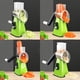 thumbnail image 3 of Rebanador de verduras Manual de acero inoxidable rallador de mandolina picador Ehuebsd de acero inoxidable pelador rallador de zanahorias y patatas herramienta de cocina, 3 of 8
